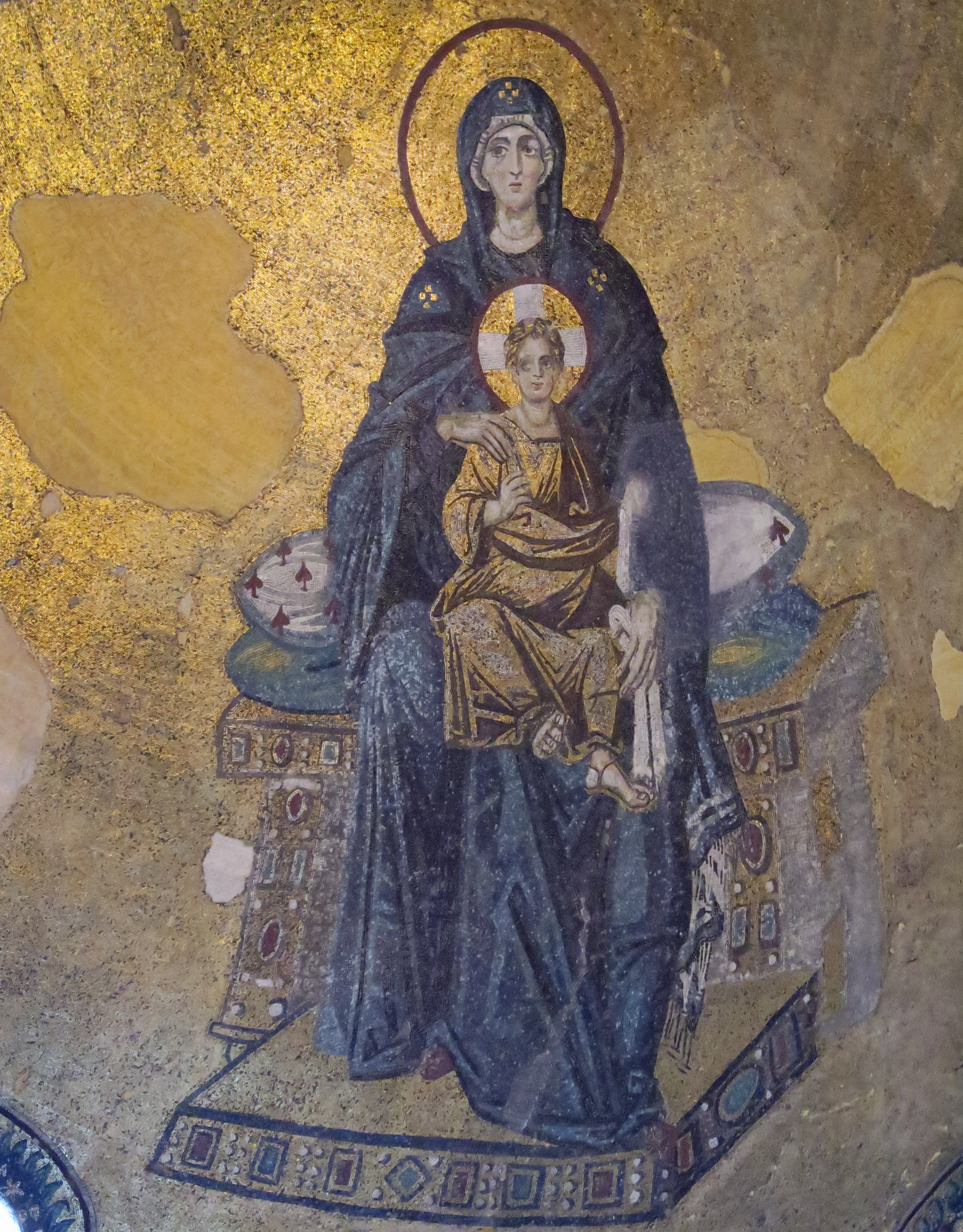 アヤソフィアのマリア壁画